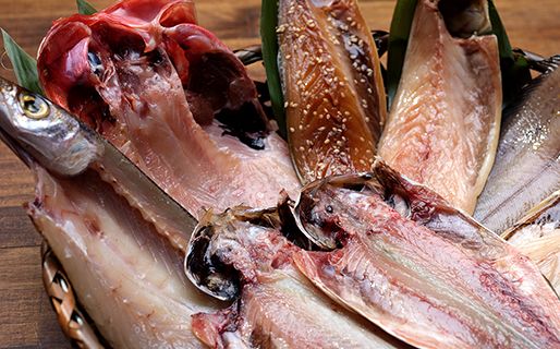 産地直送の干物