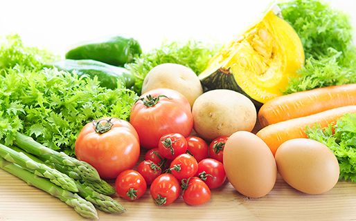 地産地消の新鮮野菜